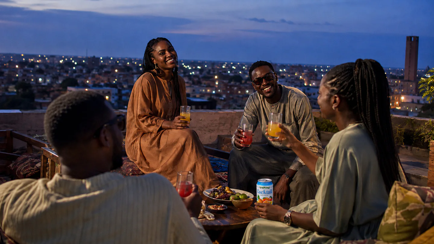 Tropicoul Cocktail — un moment qui rassemble, photographie éditoriale.