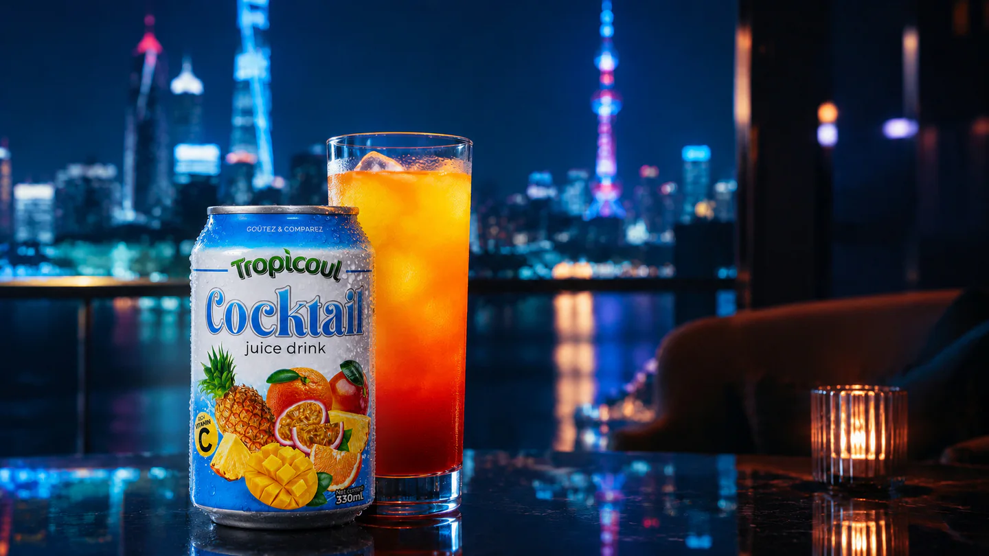 Tropicoul Cocktail — fraîcheur en lumière, photographie éditoriale.