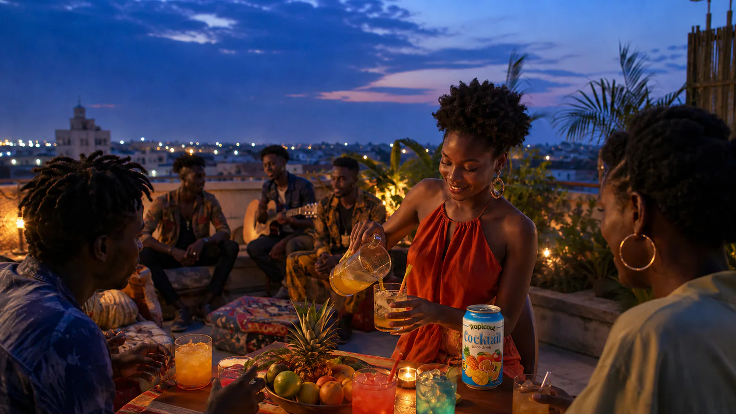 Tropicoul Cocktail — vivre le moment pleinement, photographie éditoriale.