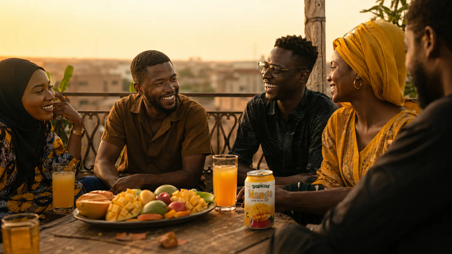 Tropicoul Mangue — un moment qui rassemble, photographie éditoriale.