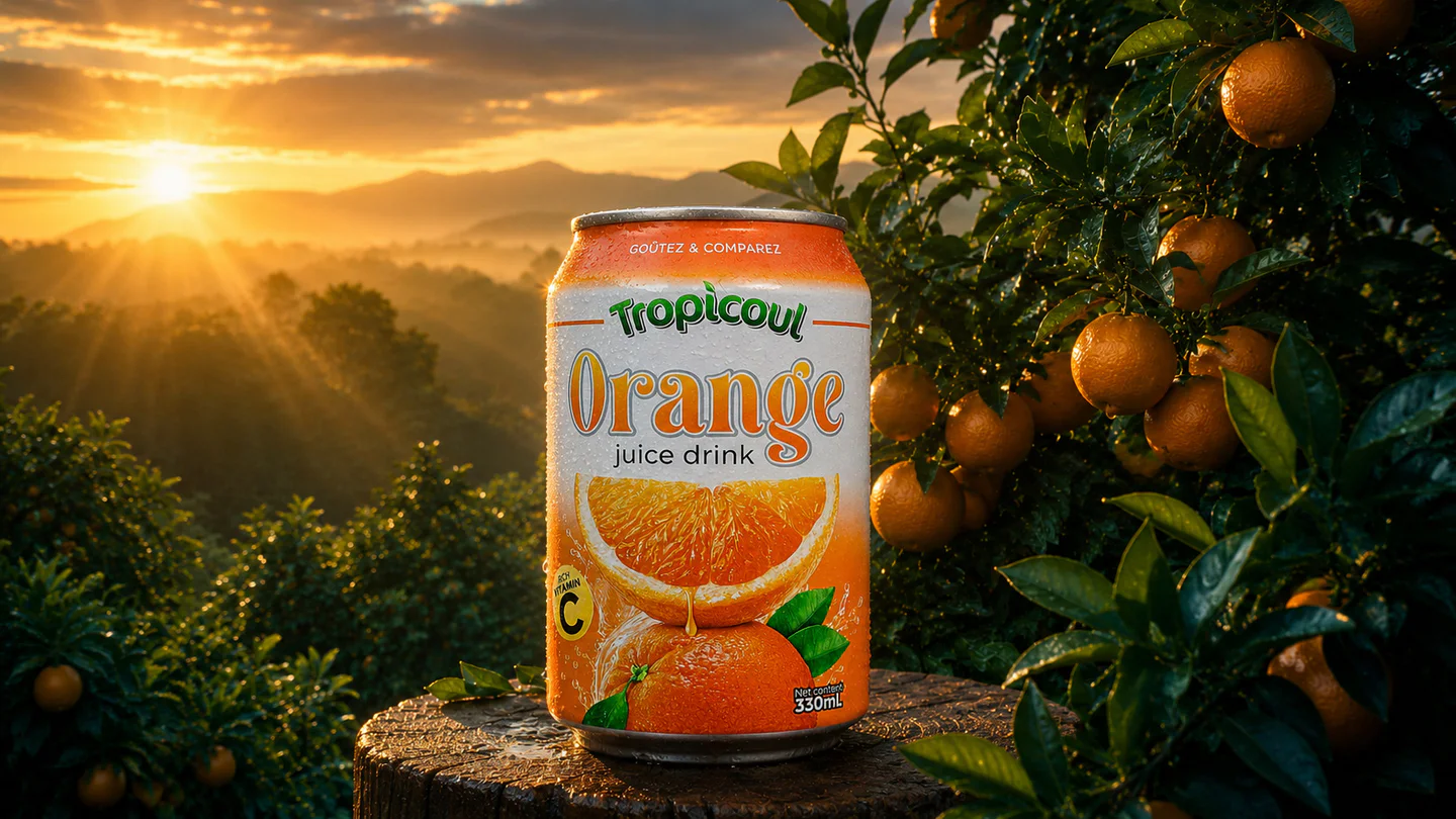 Tropicoul Orange — tout commence dans la matière, photographie éditoriale.